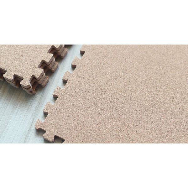 タイルカーペットコルクジョイントマット 小粒 30×30×厚み0.8cm 027441
