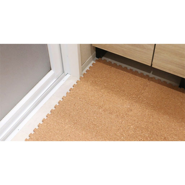 タイルカーペットコルクジョイントマット 大粒 30×30×厚み0.8cm 027442