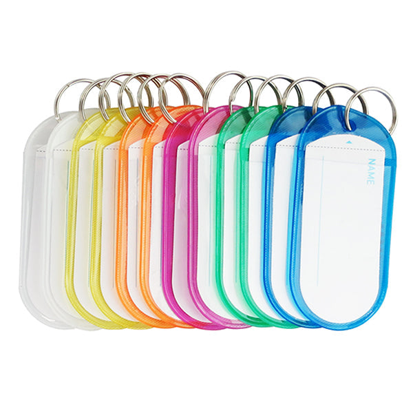 ネームタグ ロッカータグ 名前タグ ソフトネームキーホルダー 大 12個入 028022