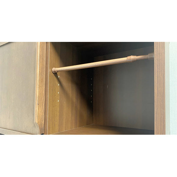 突っ張り棒 ツッパリ棒 PB.伸縮つっぱり棒 木目 30-50cm 028543
