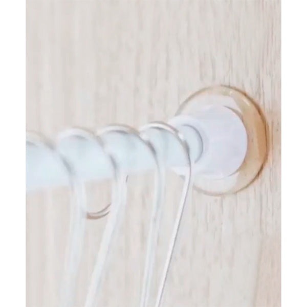 突っ張り棒ガード 突っ張り棒カバー つっぱり棒用ズレ防止マット 6P 028546