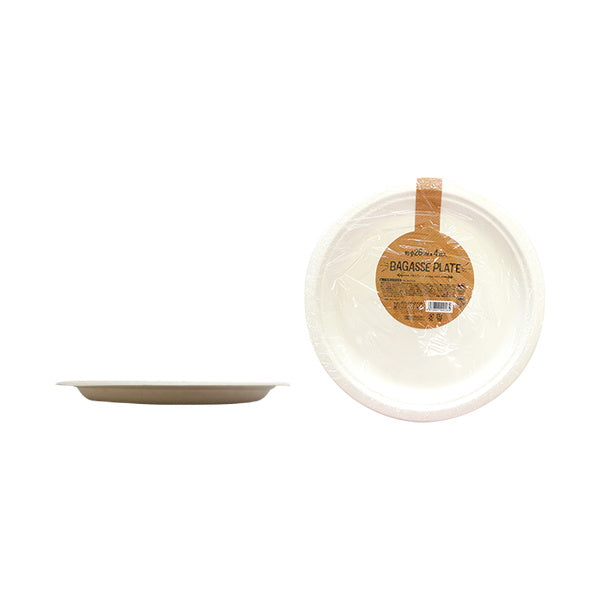 アウトドア用使い捨て食器 バガストレー 4枚入 φ26cm 030854