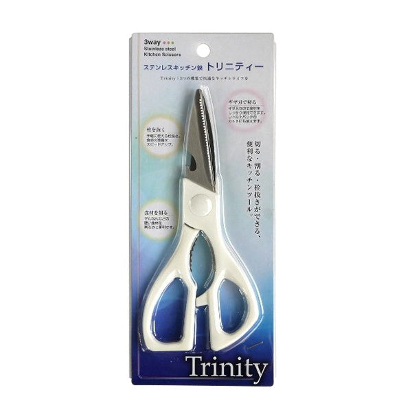 ステンレス製キッチン鋏 トリニティー 031306