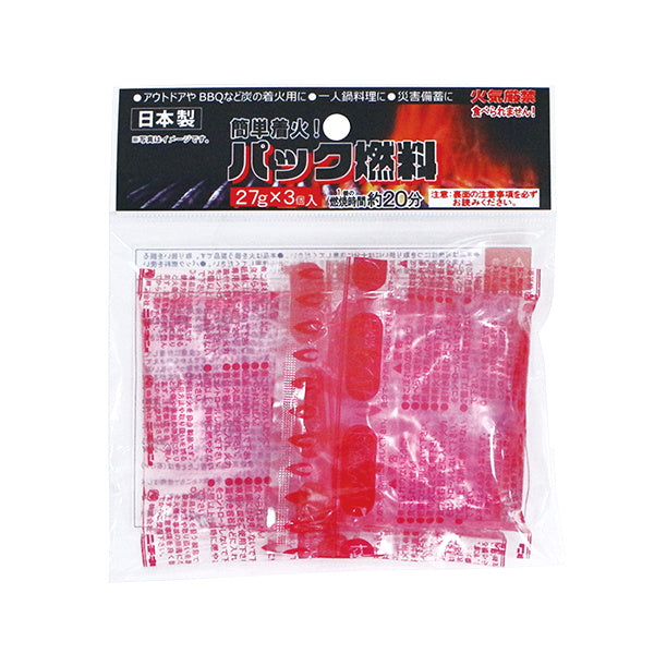 着火用パック燃料27g×3個入 031310