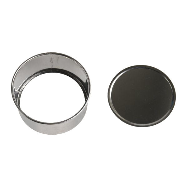 デコレーションケーキ丸型小 底取 4号 シルバー 031358