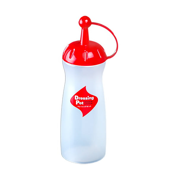 液体調味料ボトル ドレッシングボトル ドレッシングポット レッド 340ml 031541