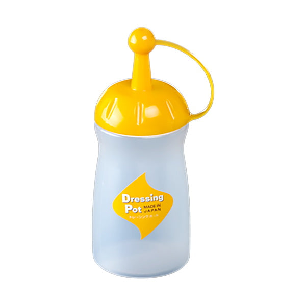 液体調味料ボトル ドレッシングボトル ドレッシングポットミニ イエロー 230ml 031546
