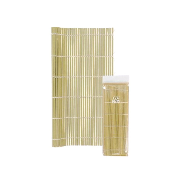 巻き簾 竹すし巻皮付 27×27 031553