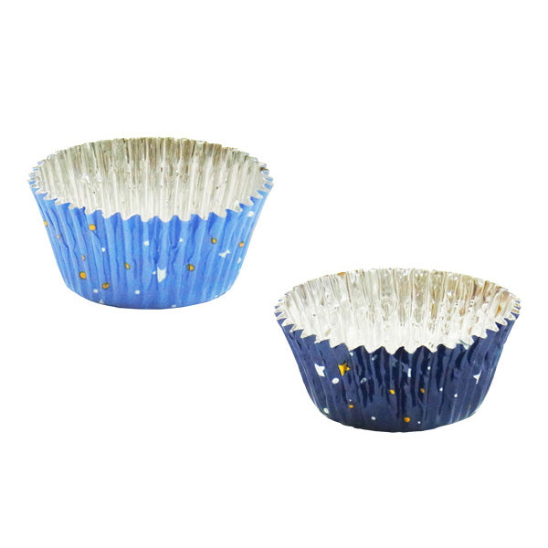 【在庫限り】バレンタイン アルミチョコカップ 丸型 12P 星 031901