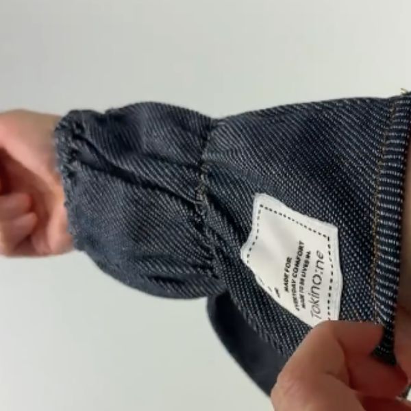 【在庫限り】Tokinone PB.キッチン袖カバー デニム風 032307