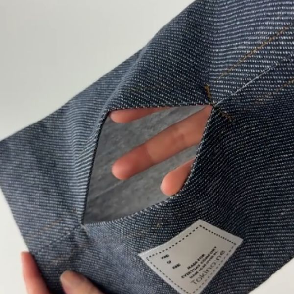 【OUTLET】Tokinone PB.キッチンペーパーカバー デニム風 032308