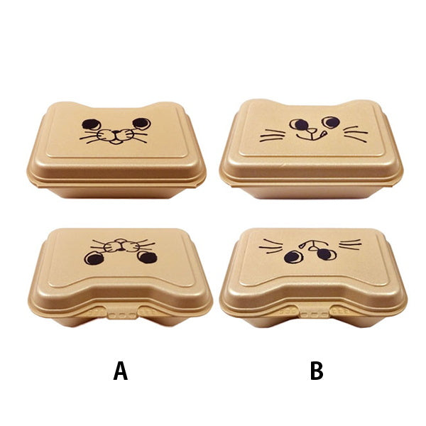 キャメルランチパックねこ柄3枚入 032958