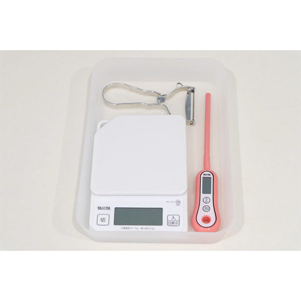 キッチン整理 L 268x185x45mm クリア 小物ケース 引き出し収納 033178