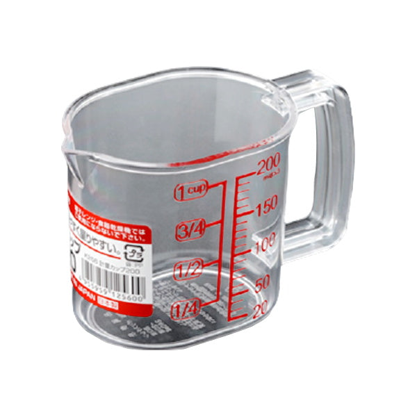 計量カップ 200ml クリア 033551