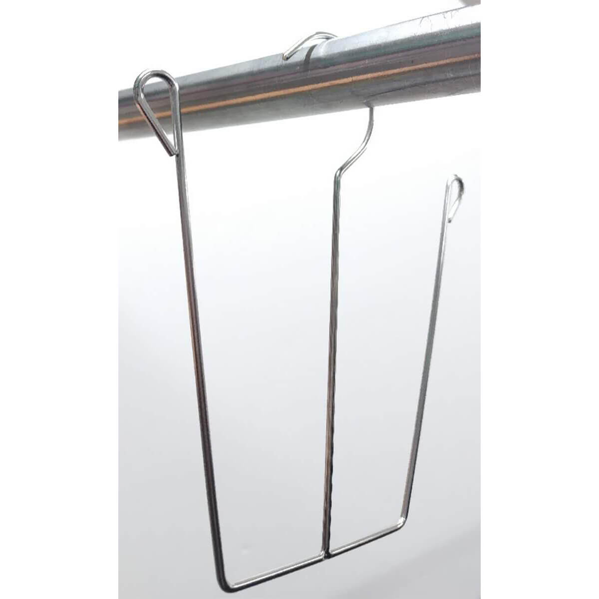 靴用ハンガー シューズハンガー ステンレスシューズハンガー シルバー 034401