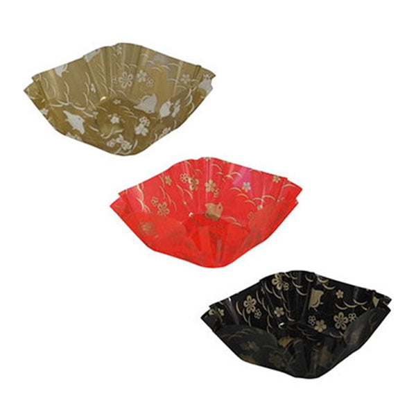 料理用おかずカップ角型千鳥柄24枚 035429