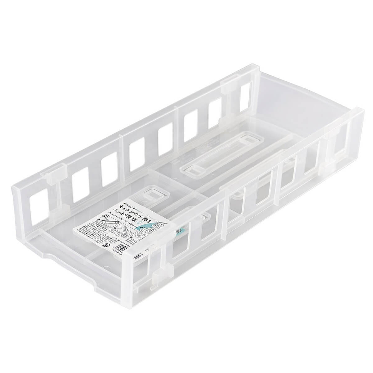 キッチンA4ハーフラック クリア 約14.4cm×34×6cm 038421