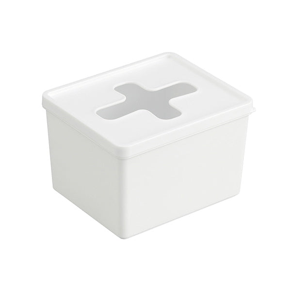 プルアウトボックストール ホワイト 11×13×8.7cm 038520