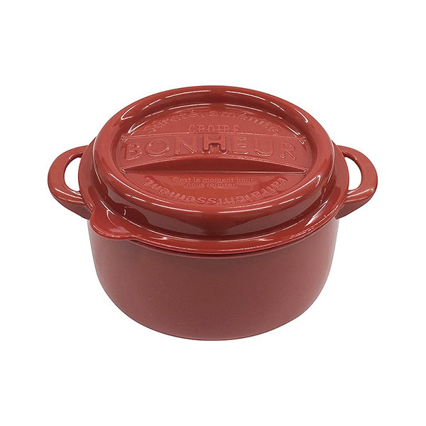 お弁当箱 ランチボックス ボヌール NEWランチポット LL レッド レンジ可 550ml 038818