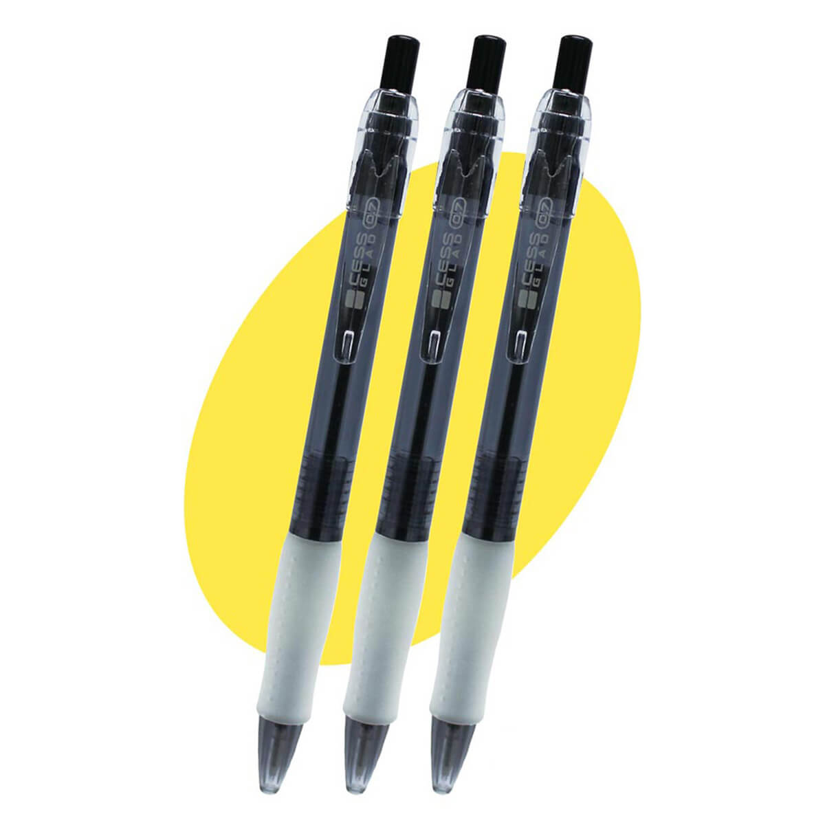 ノック式ボールペン 3P 0.7 041090