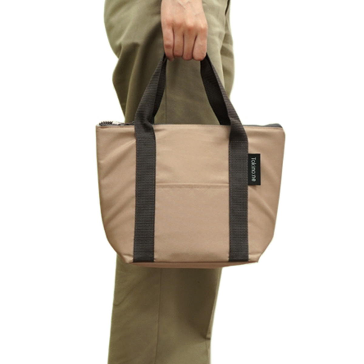 Tokinone PB.ランチ保冷バッグ ベージュ 約H22×D32×D11cm 041642