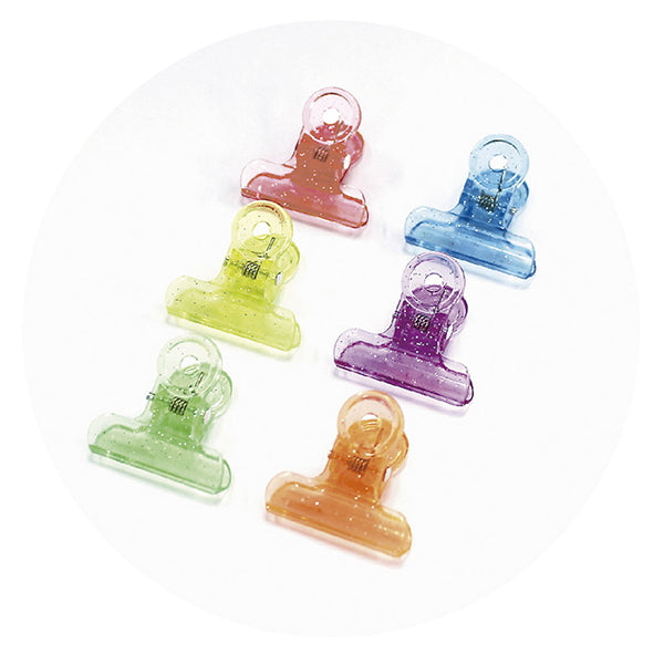 プラ目玉クリップ/カラー /M6P 042231