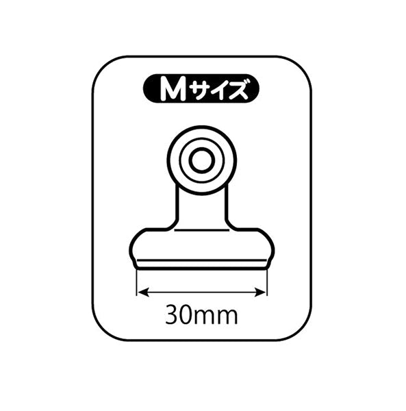 プラ目玉クリップ/カラー /M6P 042231