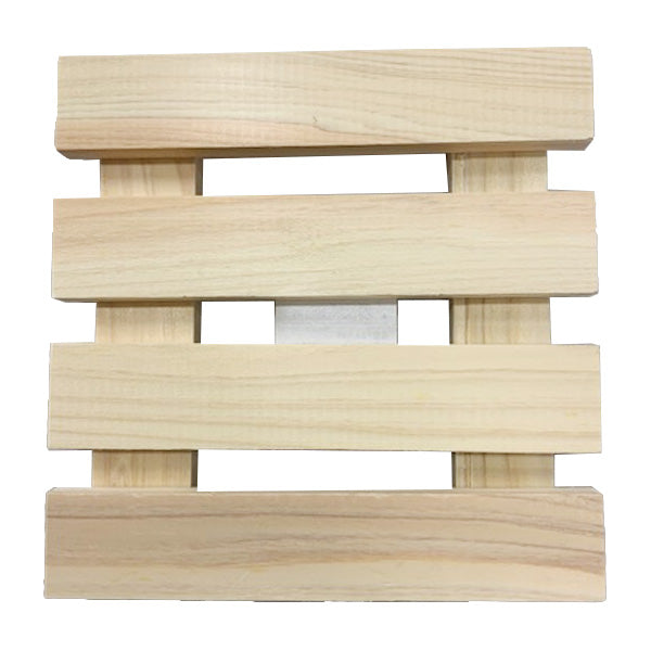 四万十川ひのきプレート 15×15cm 044755