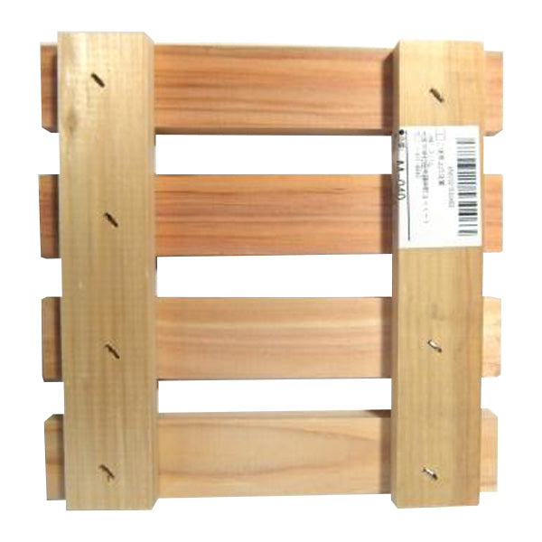 四万十川ひのきプレート 15×15cm 044755