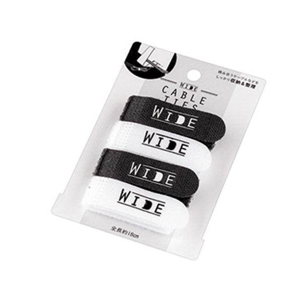 ケーブルホルダー ケーブルタイ 4Pワイド モノトーンカラー ケーブルクリップ 044913