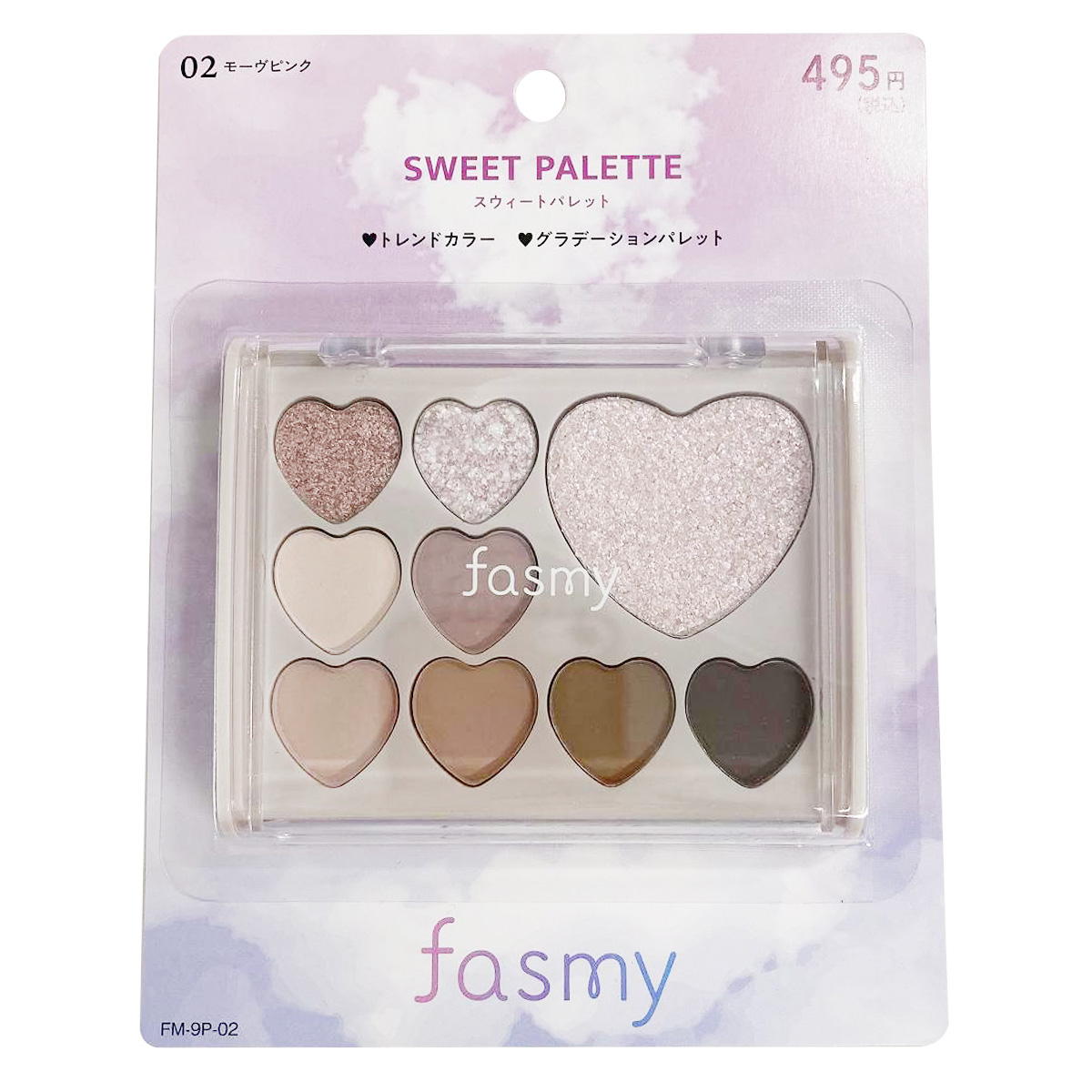 アイシャドウ PB.fasmyスウィートパレット 02 モーブピンク 045273