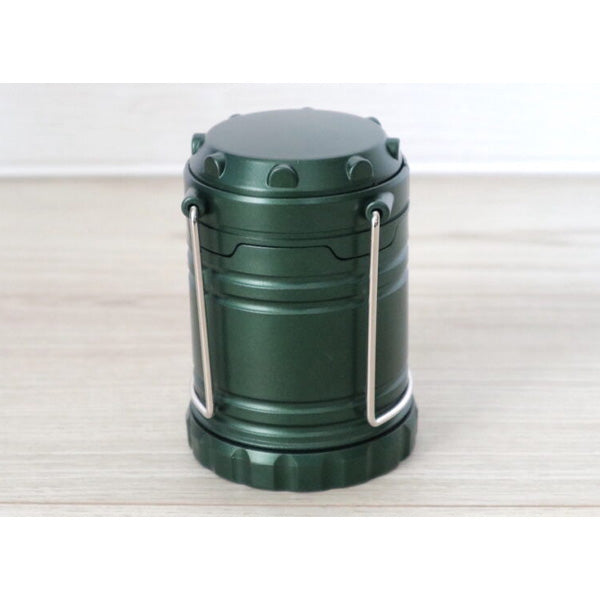 ランタン led LED おしゃれ COBランタン 災害用 電池式 スライド式LEDランタン カーキ 7×7×10cm 045922