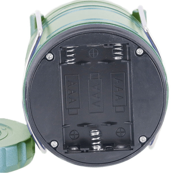 ランタン led LED おしゃれ COBランタン 災害用 電池式 スライド式LEDランタン カーキ 7×7×10cm 045922