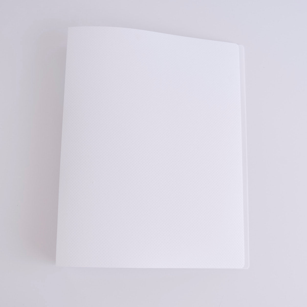 リング式ファイル D型リングファイル PB.A4 Dリングファイル 2穴 ホワイト 046008