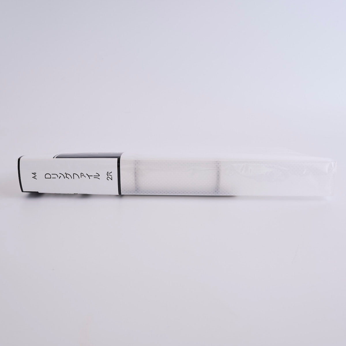 リング式ファイル D型リングファイル PB.A4 Dリングファイル 2穴 クリア 046009