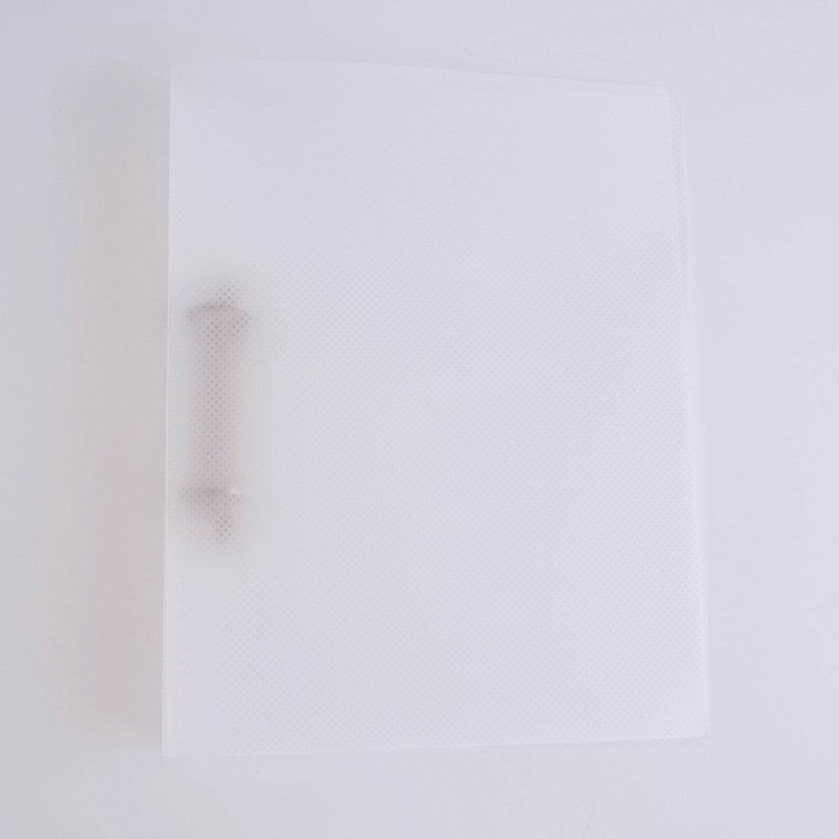 リング式ファイル D型リングファイル PB.A4 Dリングファイル 2穴 クリア 046009