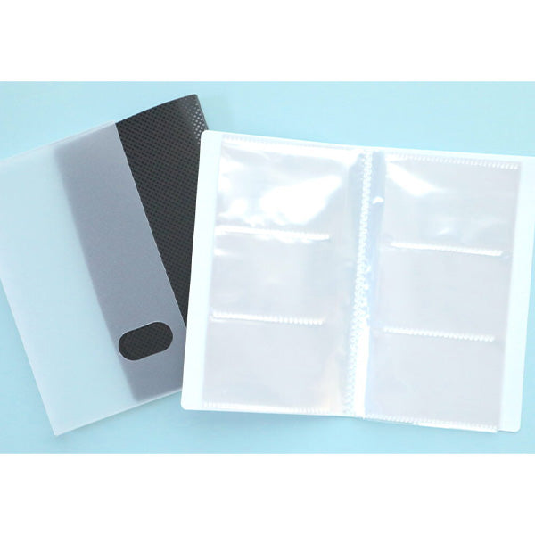 PB.名刺ファイル 3段 120P ケース付 クリア 046049