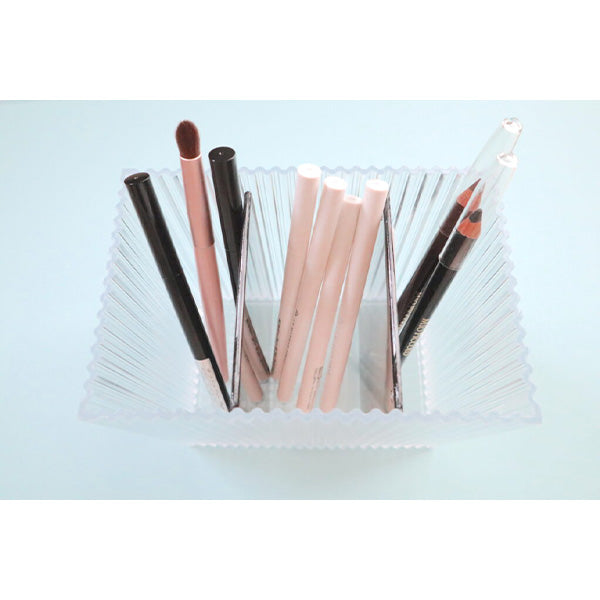 収納ボックス 収納ケース 小物収納 文具収納 コスメ収納 リップル03 モノトーン 046262