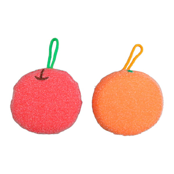 台所スポンジ キッチンスポンジ キラキラフルーツスポンジ 046985