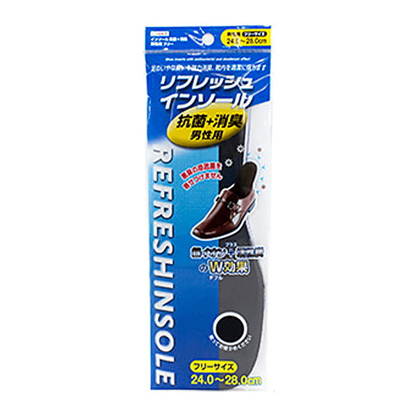 中敷き メンズ インソール抗菌+消臭 フリー 047136