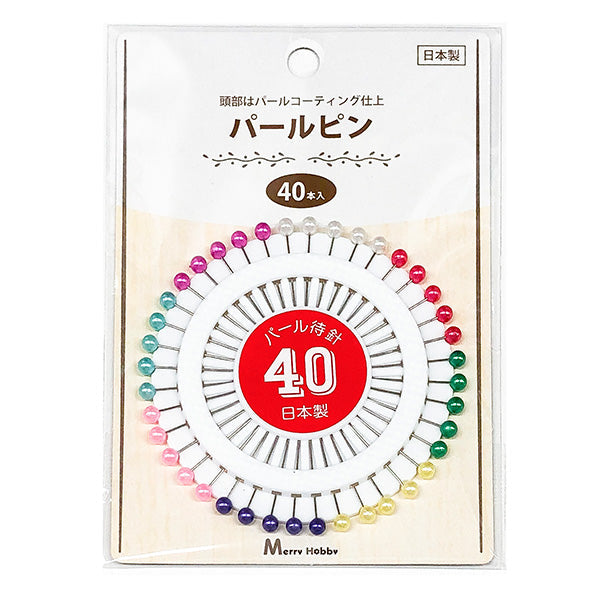 パールピン 仮縫いピン 40本入 047555