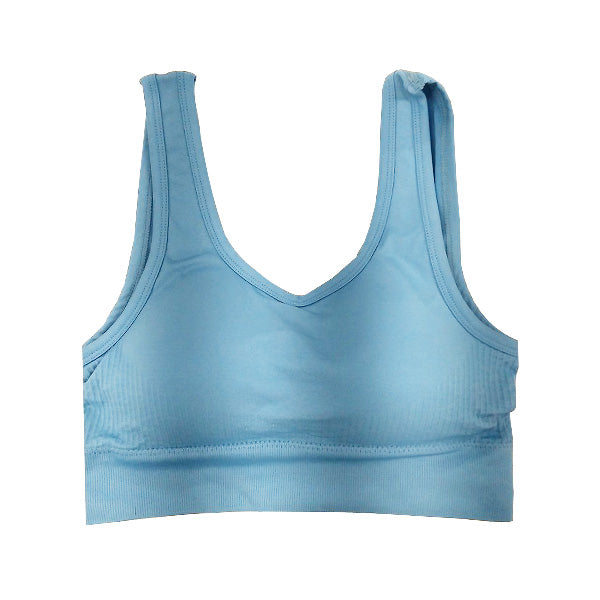 スポーツブラ トレーニングウェア Tokinone PB.クロップドトップブラ L ライトブルー 047890