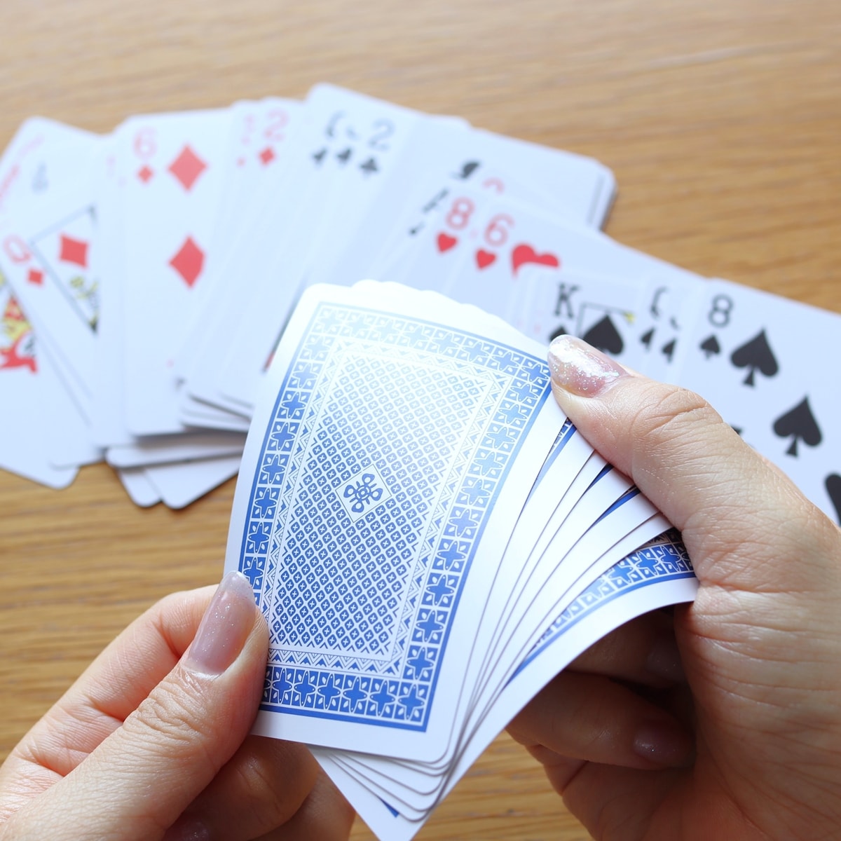 プラスチック製トランプ/紙ケース 049061