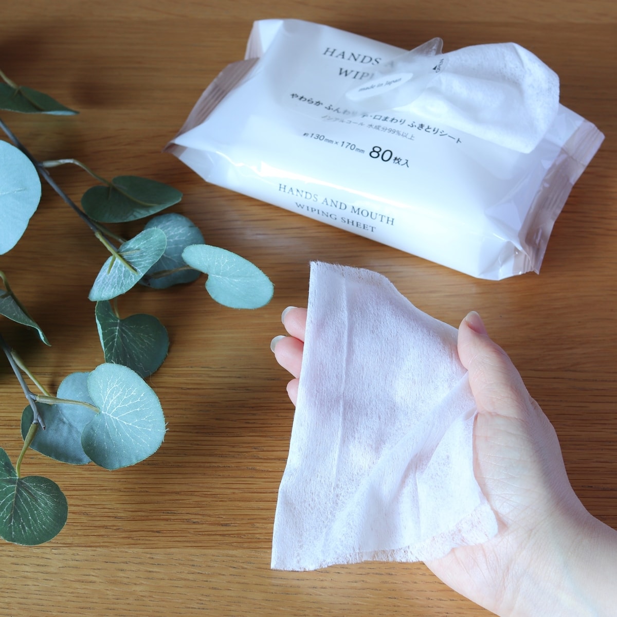 PB.おそと時間 手・口まわりふきとりシート 80枚 049147