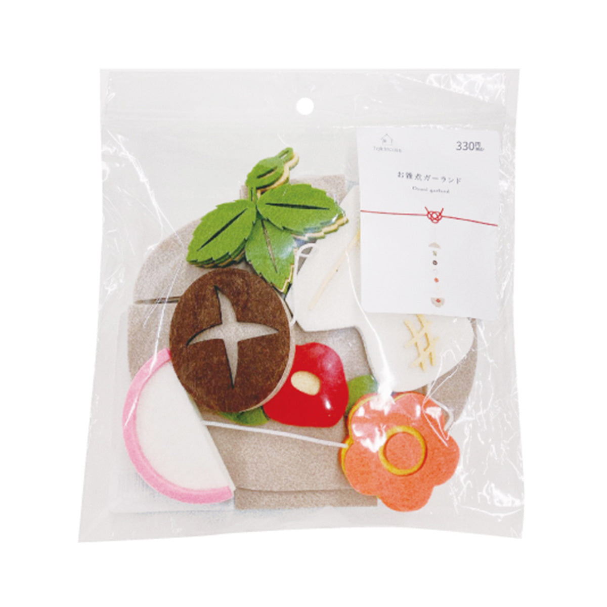 壁飾り お正月 ディスプレイ Tokinone PB. お雑煮ガーランド 71cm 049174