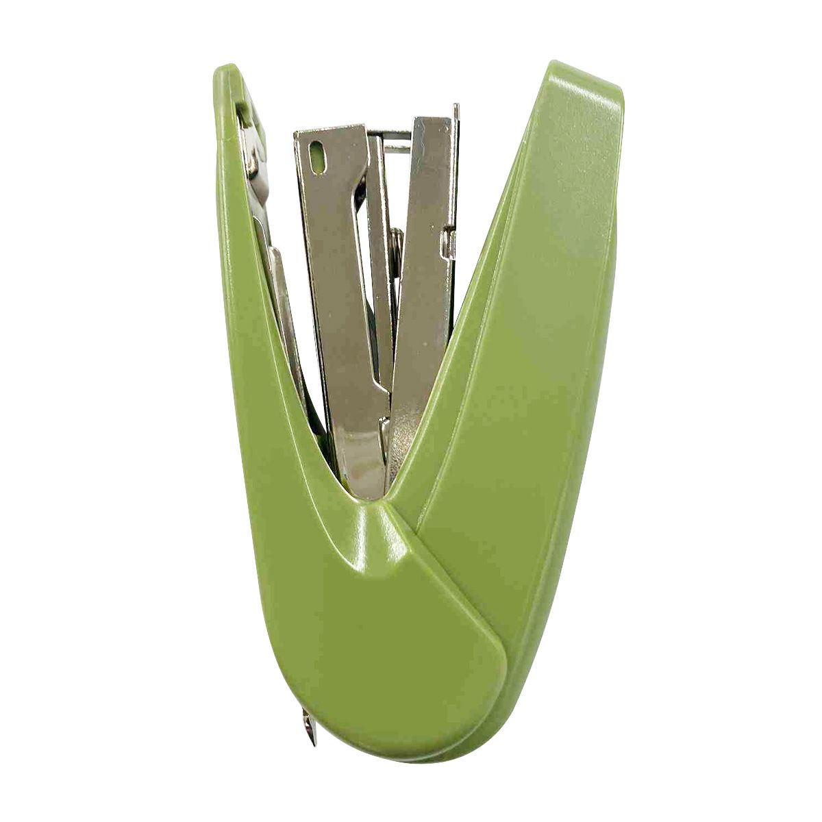 ホッチキス ラッチキス ステープラー 20枚とじ カーキ KOKUYO 049261