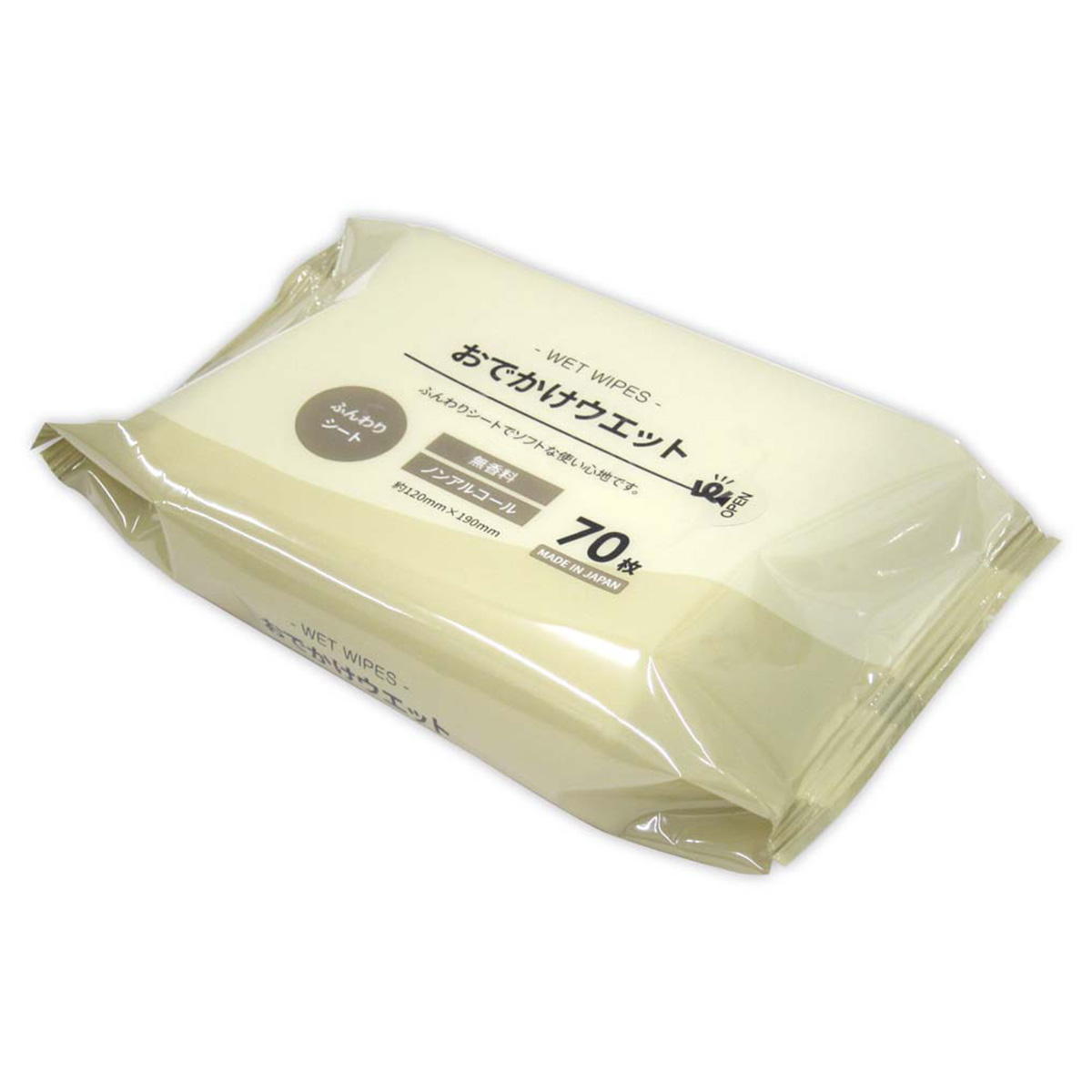 ウェットシート ウェットティッシュ PB おでかけウエット 70枚 049352