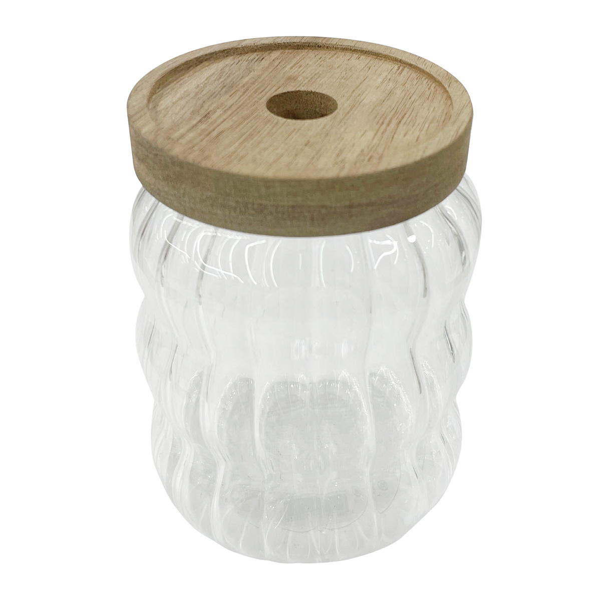 Tokinone PB.木ふたガラスキャニスターM 049552