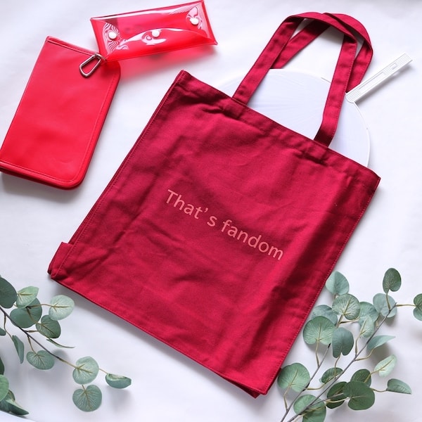 トートバッグ PB.推し色トート レッド 約H40×W38×D12cm 赤 049781