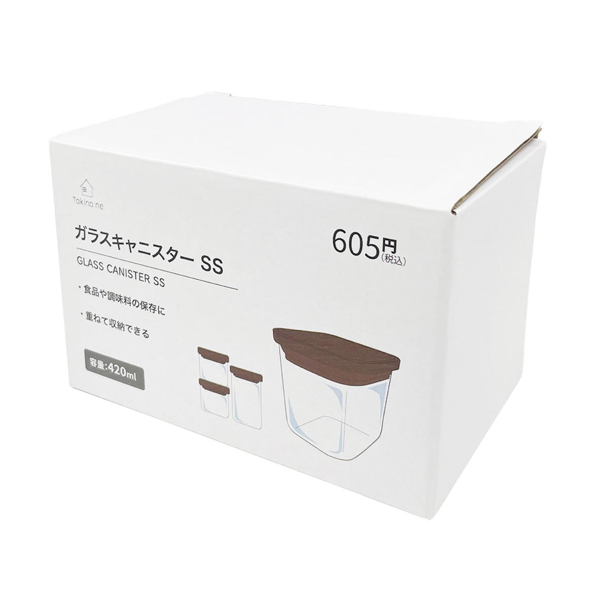 Tokinone PB.ガラスキャニスター SS 049992